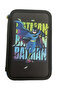 UNEQUIPED 3-ZIP BATMAN BLACK PEN CASE