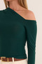 Basic One Shoulder Blouse - 7