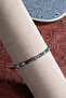 Bloodstone & Hematite & Zircon Apparatus Natural Stone Macrame Bracelet - 5