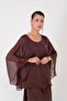 6115 Spanish Sleeve Silk Bluz - 3