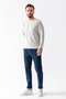 Men's Elastic Waist Pocket Detailed Jogger Trousers Navy Blue - 8079 - 7