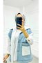 Women's Fur Pocket Denim Vest