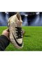 Lace-Up Halisaha Football Boots Beige and Black Colored Football Boots - 2