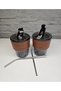 2 Pcs Skin Glass Mug / Thermos 2 Pcs Skin Glass Mug with Steel Pipet Thermos Set - 3