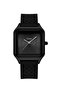 Men's watch with magnetic strap, full black - 2