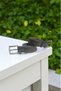 5177 - 3.5 cm Stitched Faux Leather Black Men's Belt - 2