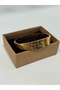 D'Oro Gold Grek Pattern Steel Bracelet - 2