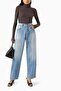 Light Blue - 100% Cotton - 1991 Toj Straight Cut Jeans - 2