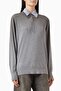 Gray Layered Sweater - Silk Blend - 70% Silk, 10% Cashmere, 20% Rws Wool