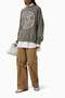 Distressed Logo Sweatshirt - Green - 75% Organic Cotton, 25% Polyester - Oversize Design - 2