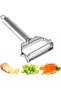 Steel Julien Vegetable Fruit Chopper Peeler Double Function Metal Julien Vegetable Peeler Stainless Steel