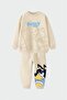 New Season Boy's 3 Thread Cotton Fabric Bluey Printed Bottom Top Set