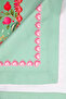 Love Bloom Heart Green Flowers Design Tablecloth - 130X204Cm - 3