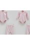 100% Cotton Baby Girl Set of 4 (1 Body and 1 Pants 0-1 Month) (1 Body and 1 Pants 1-3 Months) - 2