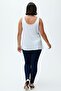 3 Pieces A-Line Plus Size Cotton Thick Strap Tank Top T-Shirt - 8