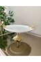 Luxury Porcelain Presentation Plate and Bowl Set – Gold Metal Legs - 3