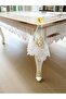 Transparent Runner Lace Guipure Table Cloth - 4