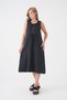 Women's Muslin Dress 100% Cotton Button and String Detailed Summer Casual - Mg007