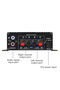 AK170 Mini Digital Power Audio Car Amplifier Blue Light Stereo Audio Amplifier for Home Theater C... - 6