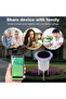 جهاز استشعار رطوبة التربة بالطاقة الشمسية من GRAY Zigbee، مقياس درجة حرارة ورطوبة النباتات، مقاوم للماء بدرجة IP66، مع تطبيق للتحكم. - 6