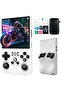 R36MAX Retro Handheld Game Console, 4.0-inch IPS, Linux, 4000mAh, 64GB, White