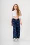 All Area Printed Girl's Sweatpants with Wide Legs - 5