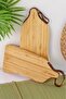Set of 2 Bamboo Wooden Cutting and Presentation Boards – Hanging Chopping Board Set - 6