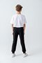 World Wide Printed Boys' Tracksuit Bottoms with Side Stripes - 6