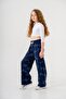 All Area Printed Girl's Sweatpants with Wide Legs - 6