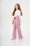 All Area Printed Girl's Sweatpants with Wide Legs - 5