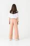 Girls' Wide Leg Herringbone Tracksuit Pants with Side Stripes - 7