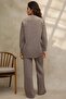 V-Neck Cardigan & High Waist Wide Leg Pants Knitwear Set - 3