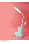 USB Rechargeable LED Table Lamp with Pen Holder Eye Protection, Reading & Gift Use - 2