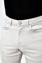 Men's Stone Color Regular Fit Lycra Pipe Leg Comfortable Cut Jean Denim Trousers Hlthe001918 - 5