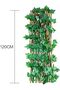 FFD Wooden Trellis with Artificial Leaves Privacy Fence - 3