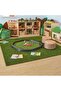 FFD Thick Artificial Grass Turf 2x4M | Realistic Synthetic Lawn Mat with Drainage – Durable - 3