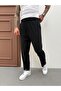 Black Parachute Fabric Boyfriend Pants