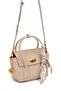 930459 Women's Scarf Detailed Shoulder Bag Mink - 2