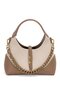 930409 Women's Gold Chain Accessory Handbag Mink