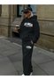Los Angeles California Printed Unisex Women/Men Hooded Oversize Bottom/Up Tracksuit Set