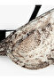Snake Pattern Printed Underwire Bra - 3