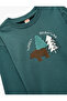 Embroidered Cotton Green Baby Boy Long Sleeve T-Shirt 6Wmb10020Tk - 3