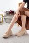 Women's Aria Buckle Detailed 6 cm Heeled Lofer Shoes - 2