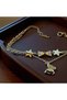 Steel Bracelet Anti-Tarnish Antiallergic Star Figured (2 Years Importer Warranty)