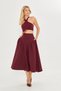 Madonna Burgundy Skirt