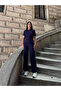 Laci Polyester Elastane Polo Neck Suit - 4
