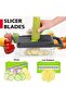 NEW Vegetable Chopper, Pro Food Chopper, 14 in 1 Veggie Chopper, Onion Chopper, Mandoline Slicer, Ki - 7