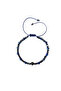 Lapis Lazuli & Hematite & Zircon Apparatus Natural Stone Macrame Bracelet - 6