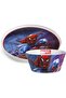 Marvel Side Plate & Bowl Set – Official Spider-Man & Avengers Dining Set for Marvel Fans –