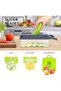 NEW Vegetable shredder, food shredder, slicer, grater, multi-function with handle multi-blade kitche - 5